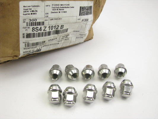 (10) NEW - OEM Ford 8S4Z-1012-B Wheel Lug Nuts For 2011-13 Fiesta, 2009-11 Focus