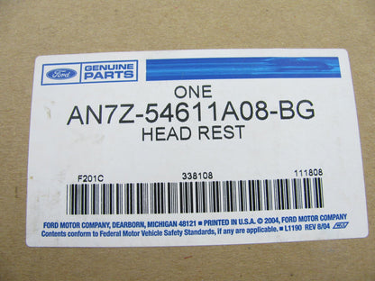 NEW GENUINE OEM Ford Rear Center Headrest AN7Z-54611A08-BG Mercury Milan 2010