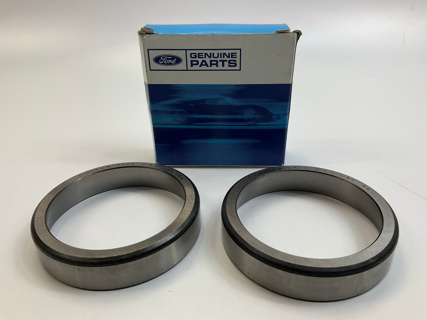 (2) NEW - OEM Ford B6T-1243-A Rear Wheel Bearing Race Cup