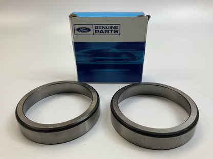 (2) NEW - OEM Ford B6T-1243-A Rear Wheel Bearing Race Cup