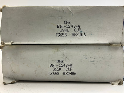 (2) NEW - OEM Ford B6T-1243-A Rear Wheel Bearing Race Cup