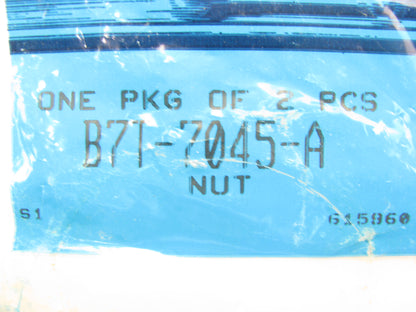 (2) NEW - OEM Ford B7T-7045-A Input Shaft Nut For New Process 5 Speed Trans