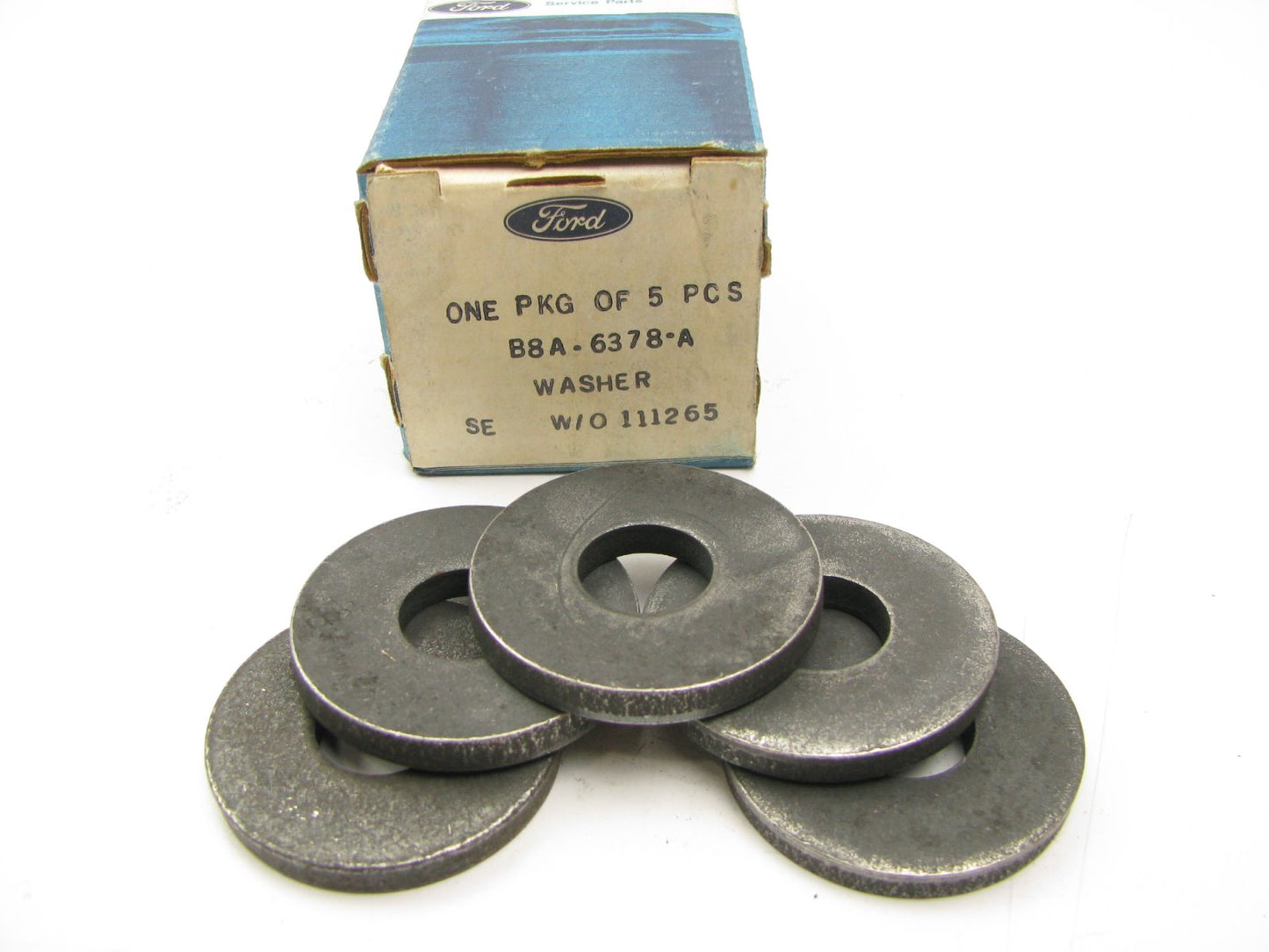 (5) Ford B8A-6378-A Crankshaft Pulley Washer - FE Series, 289 302 351W, BBF 460