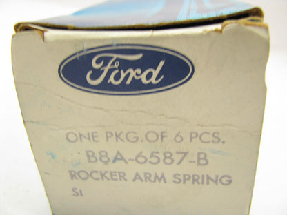 (6) NEW - OEM Ford B8A-6587-B Rocker Arm Shaft Locating Springs