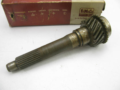 NEW - OEM Ford B8A-7017-J Transmission Input Shaft 1958-1960 3 Speed W/ 223-L6