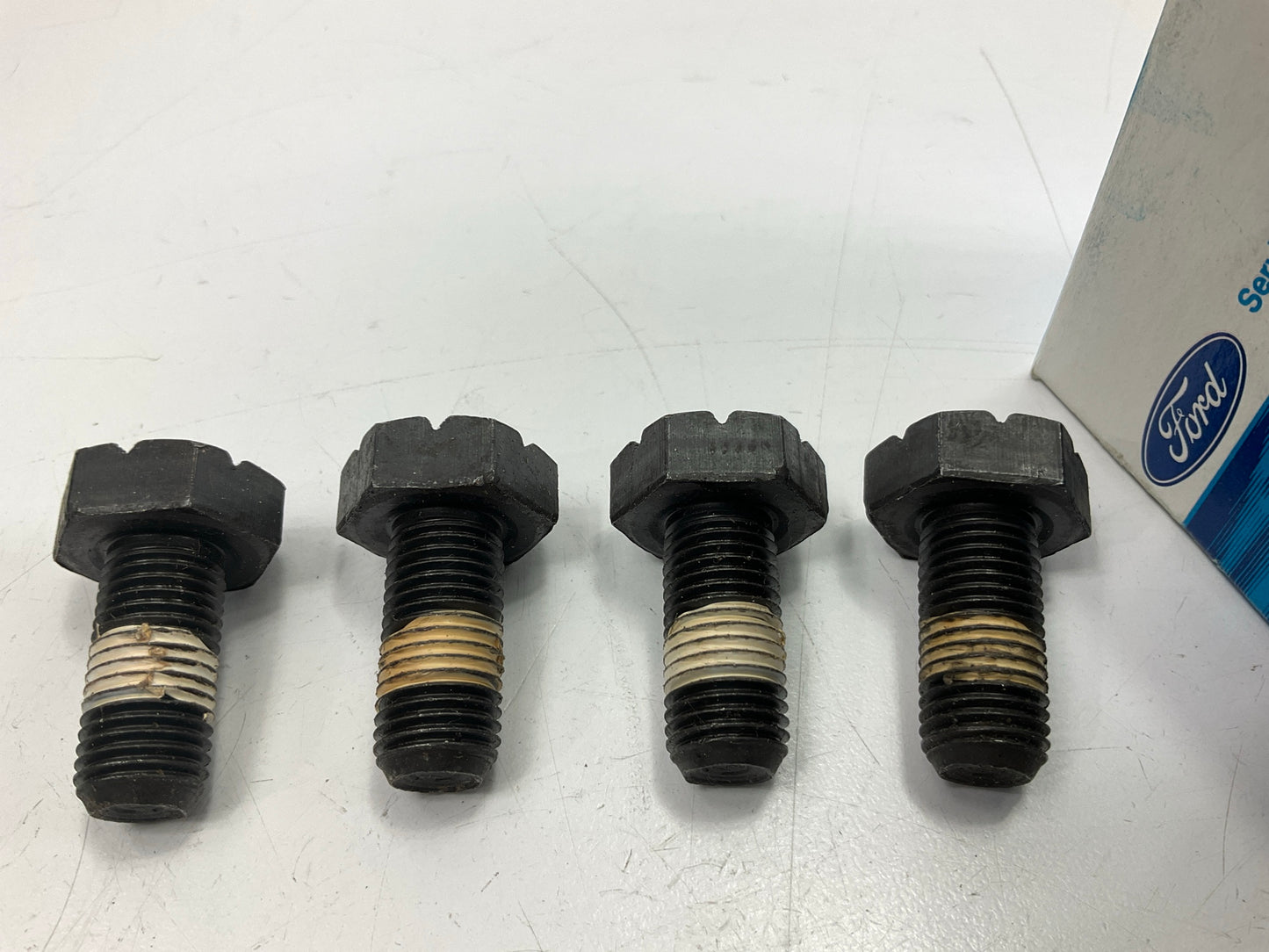(4) NEW - OEM Ford B8AZ-6379-A Clutch Flywheel Bolt