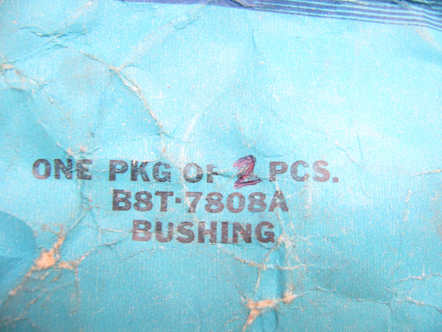 (2) NEW OEM Ford B8T-7808A Transmission Cross Shaft Tube Bushing 58-63 C500/1000