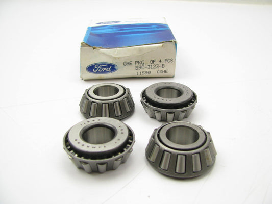 (4) NEW - OEM Ford B9C-3123-B Front Axle Spindle Bolt Bearings 1966-1971 Bronco