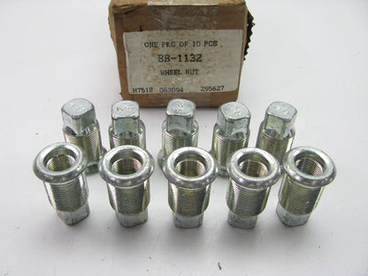 (10) Vintage OEM Ford BB-1132 Wheel Lug Nuts, Right Hand Thread, 75-77 P500