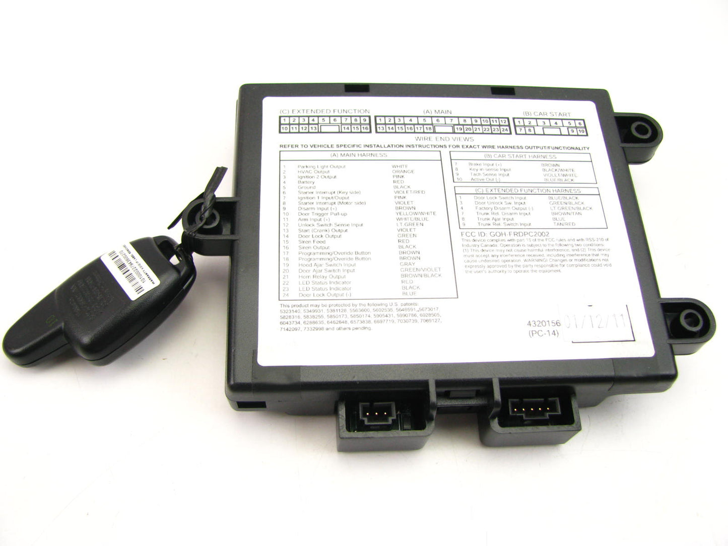 NEW - OEM Ford BE8Z-19G364-D Remote Start System Kit For 2011-2015 Fiesta