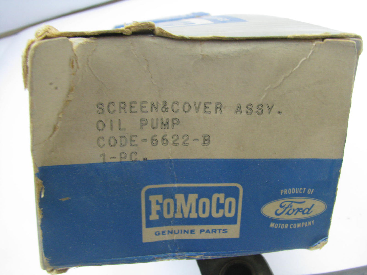 NOS - OEM Ford C0DE-6622-B Engine Oil Pump Pickup Tube 1960-1963 140 170 200-L6
