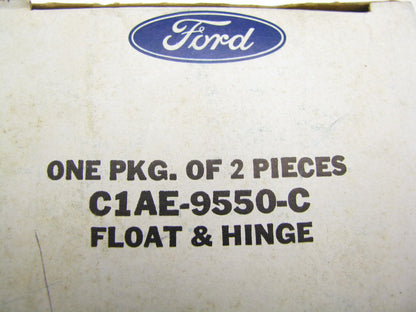 (2) OEM Ford C1AE-9550-C Carburetor Float For Holley 2-BBL 2V & 4-BBL 4V