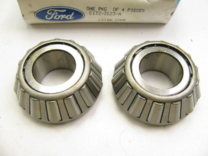 (2) NEW OEM Ford C1TZ-3123-A Front Steering Knuckle Bearing TIMKEN 23100