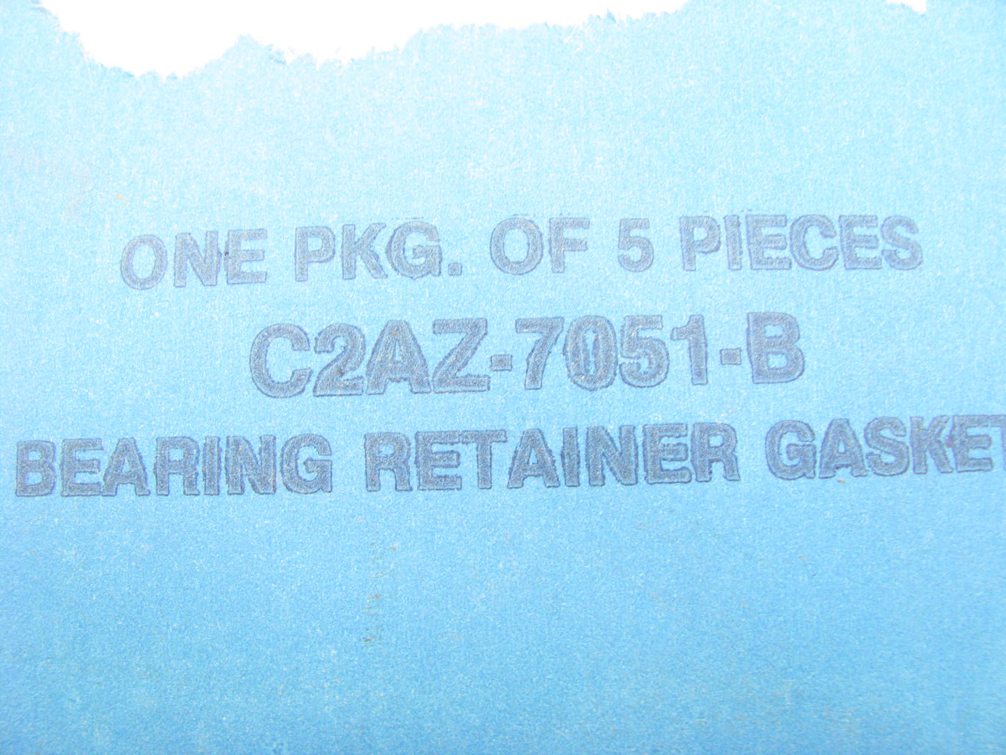 NEW - OEM Ford C2AZ-7051-B Front Input Shaft Bearing Retainer Gasket - 3 SPEED