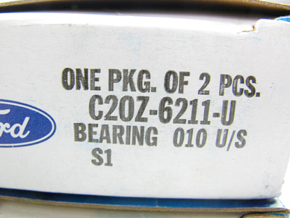 (8) NEW - OEM Ford C2OZ-6211-U Connecting Rod Bearings .010'' 1968-2001 302-V8