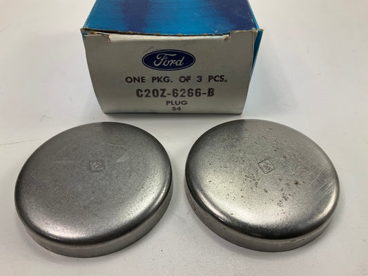 (2) NOS - OEM Ford C2OZ-6266-B Camshaft Plug 1962-2001 221 255 260 289 302-V8