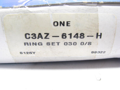 NEW - OEM Ford C3AZ-6148-H Complete Piston Ring Set .030'' 1965-68 289 68-72 302