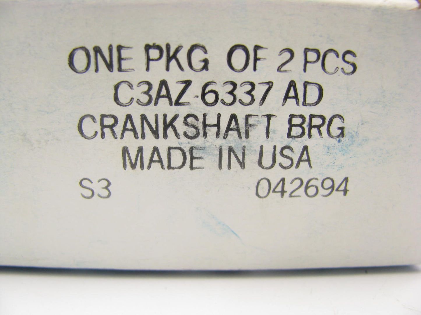 Ford C3AZ-6337 AD Crankshaft Upper Thrust Main Bearings .010 1962-01 260 289 302