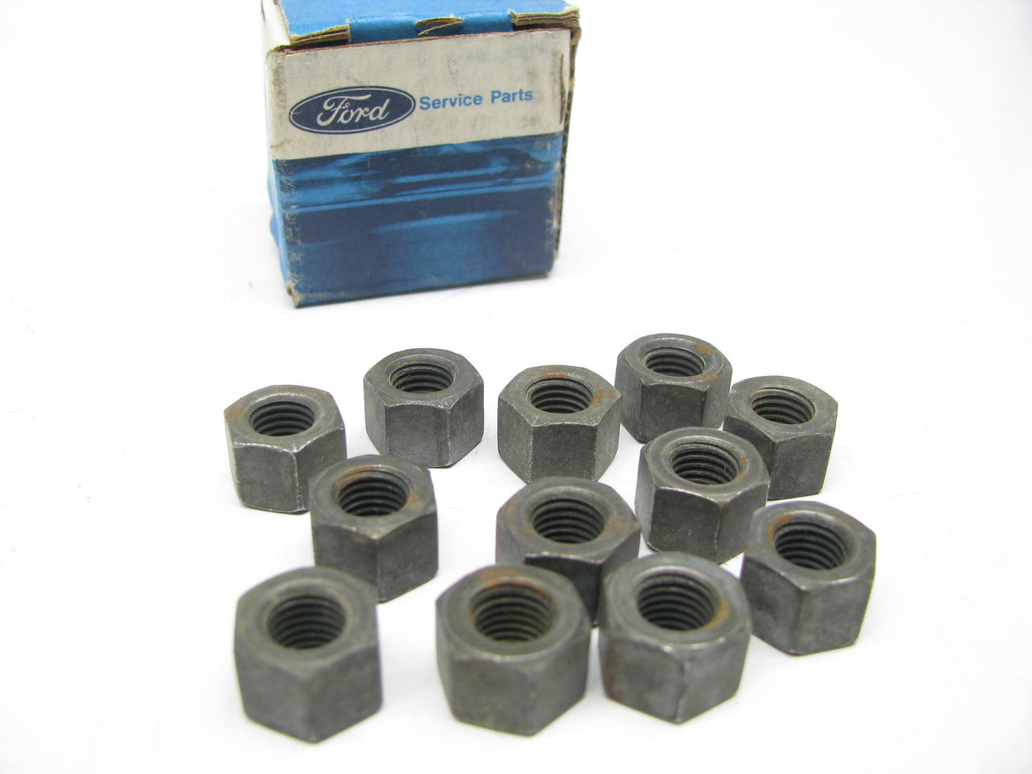(12) NOS - OEM Ford C3DZ-6212-A Engine Connecting Rod Nut (5/16''-24 Hex)