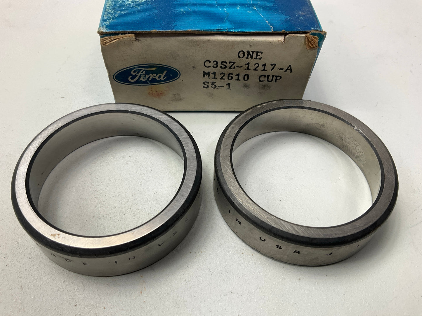 (2) NEW - OEM Ford C3SZ-1217-A Front Hub Outer Race 1969 Mustang Boss 302 M12610