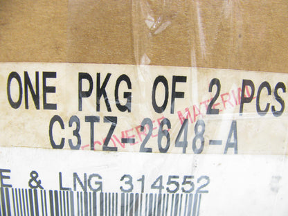 NOS OEM Ford C3TZ-2648-A 9x2'' Parking Brake Shoes - 1964-1966 F350 4-speed M/T