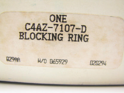 NEW - OEM Ford C4AZ-7107-D Synchronizer Blocking Ring 1965-1972 Type 3.03