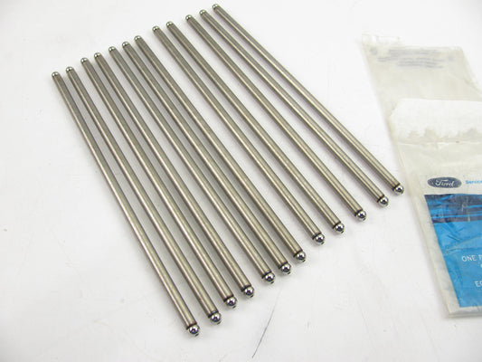 (12) NEW - OEM Ford C5AZ-6565-A Engine Push Rods 1965-1984 Ford 240 300