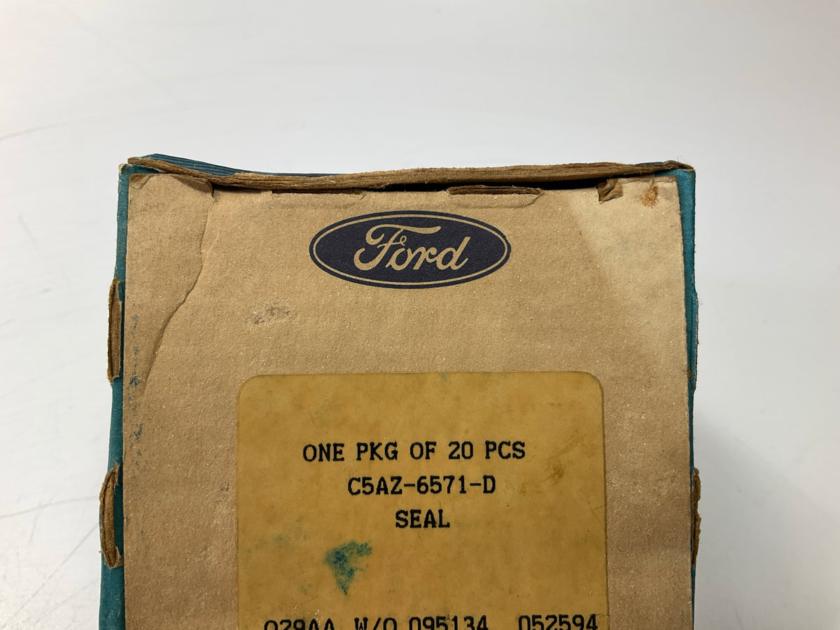 (8) NEW - OEM Ford C5AZ-6571-D Engine Valve Stem Seal For 1965-1972 240-L6