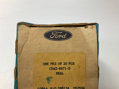 (8) NEW - OEM Ford C5AZ-6571-D Engine Valve Stem Seal For 1965-1972 240-L6