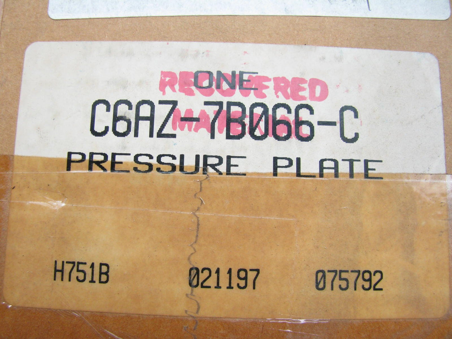 NOS OEM 1966-1972 Ford C6 Automatic Clutch Pressure Plate  C6AZ-7B066-C