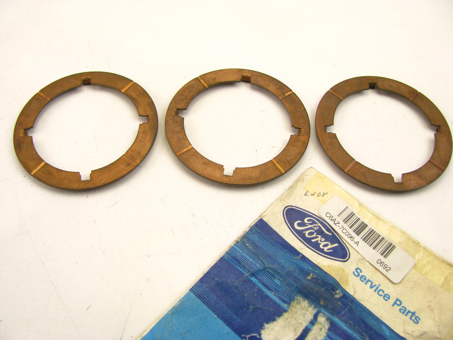 (3) NEW - OEM Ford C6AZ-7C096-A Intermediate Drum Thrust Washer - C6 Trans