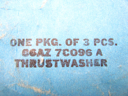 (3) NEW - OEM Ford C6AZ-7C096-A Intermediate Drum Thrust Washer - C6 Trans