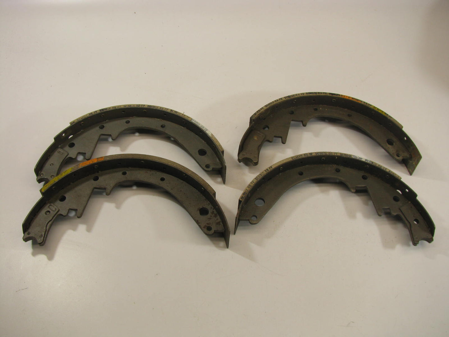 RELINED OEM Ford C6TZ-2218-19-A Rear Drum Brake Shoes 1964-67 E100 E200