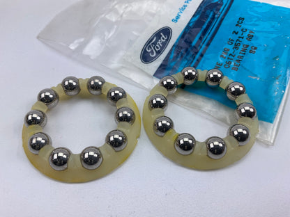 (2) NOS - OEM Ford C6TZ-3571-C Steering Column Worm Bearing 1966-1975 F-100 4WD