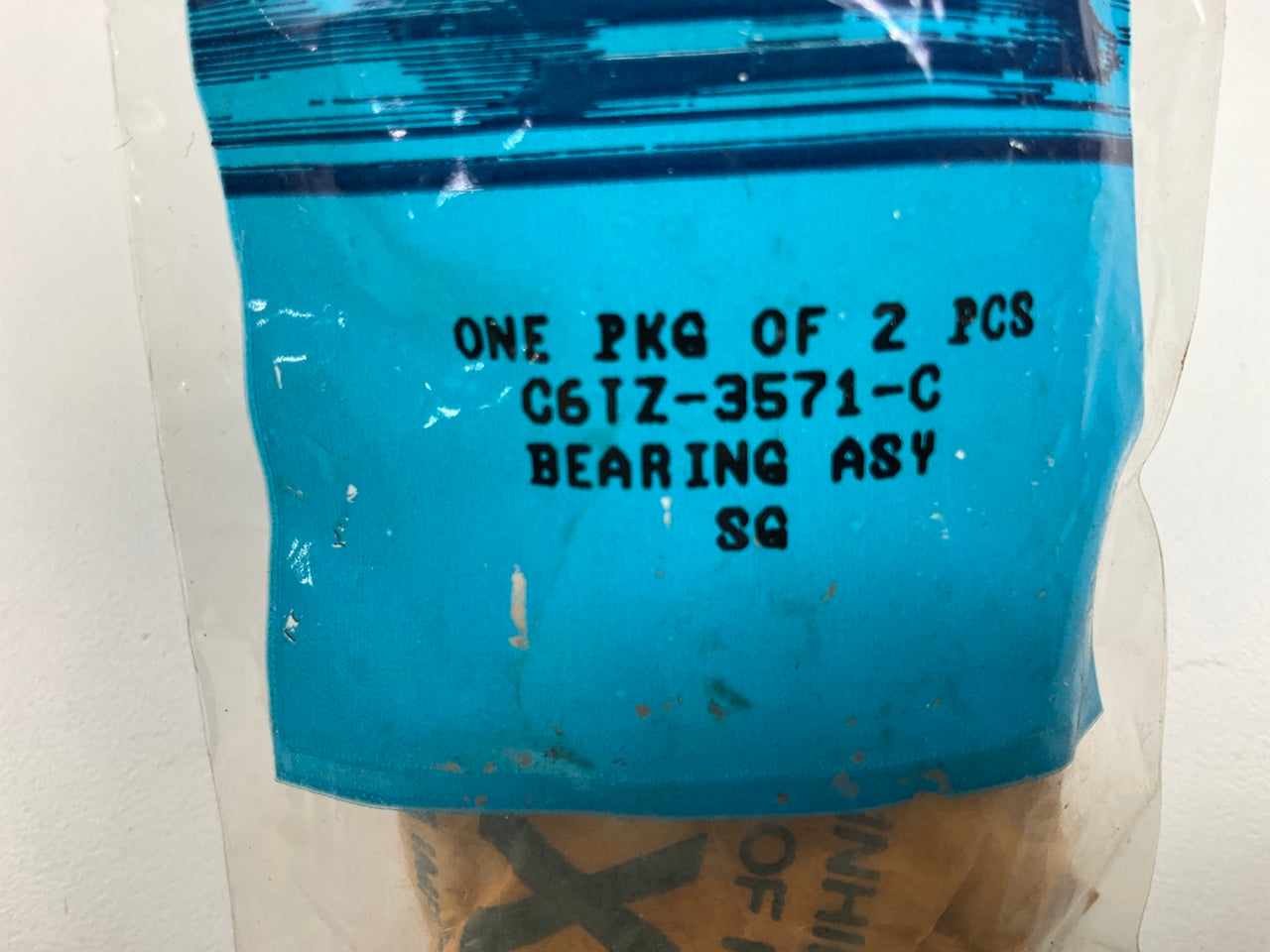 (2) NOS - OEM Ford C6TZ-3571-C Steering Column Worm Bearing 1966-1975 F-100 4WD