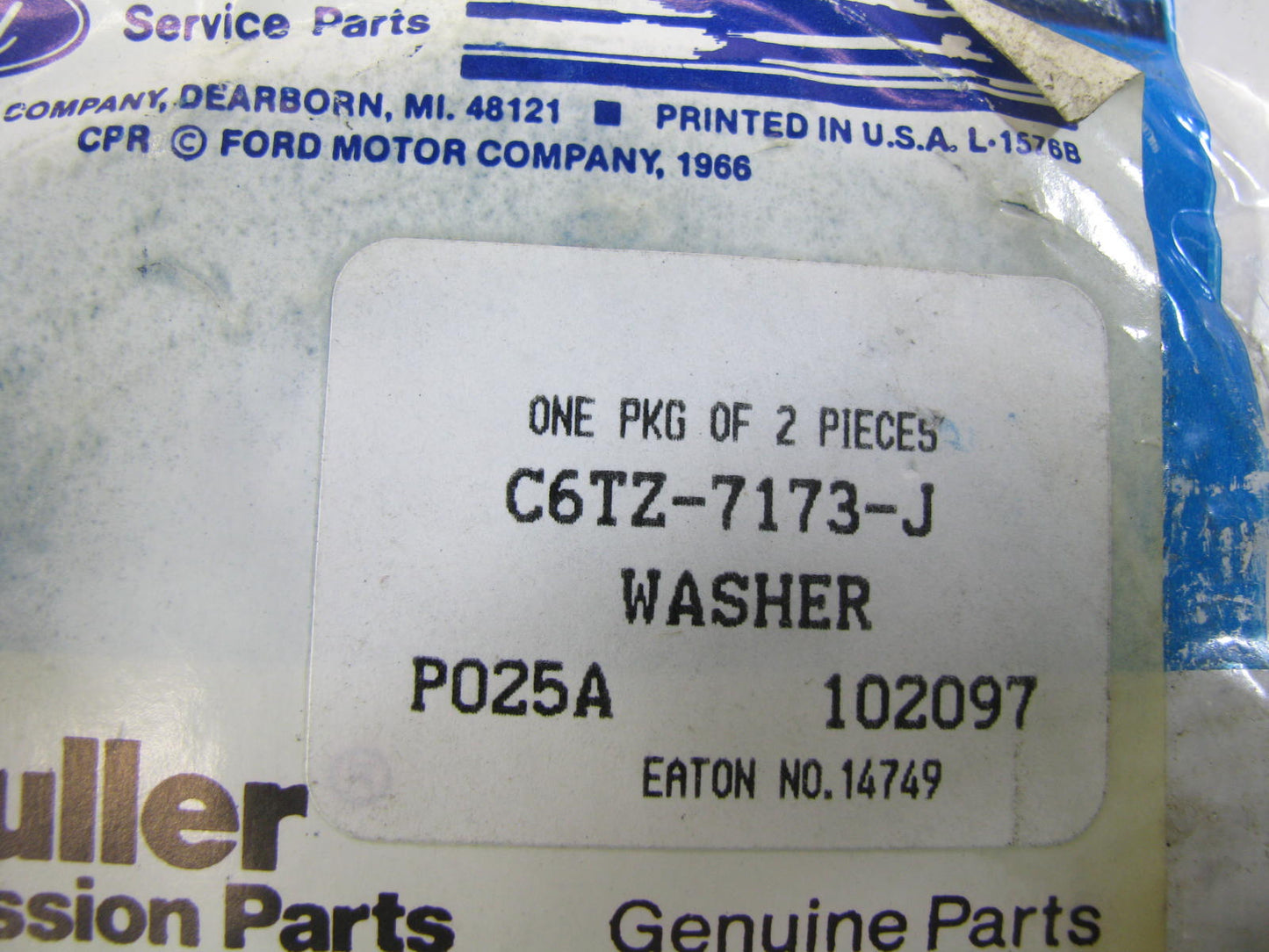 (2) NEW - OEM Ford C6TZ-7173-J Transmission Mainshaft Gear - Fuller 5 Speed