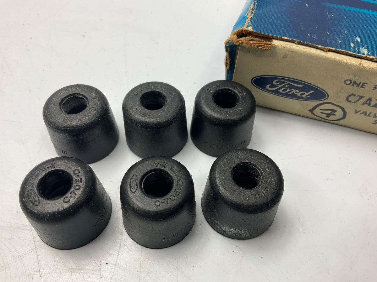 (6) NEW - OEM Ford C7AZ-6571-B Engine Valve Stem Oil Seal