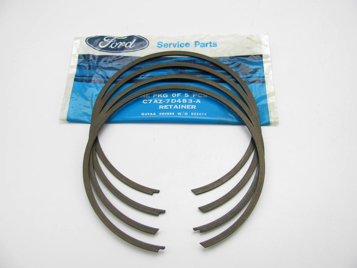(4) NEW - OEM Ford C7AZ-7D483-A Clutch Pressure Plate Snap Ring 1965-1968 FMX