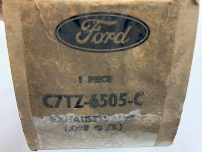NEW - OEM Ford C7TZ-6505-C Engine Exhaust Valve .003'' 1965-1976 352 360 390-V8