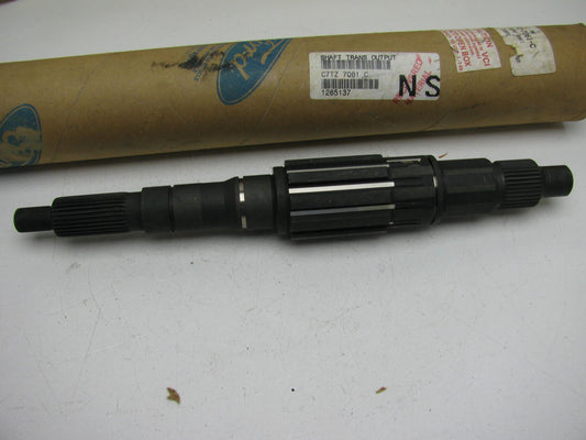 NOS OEM Ford NP435 4 SPEED Main Shaft 16-3/4in Long 28 Splines C7TZ7061C