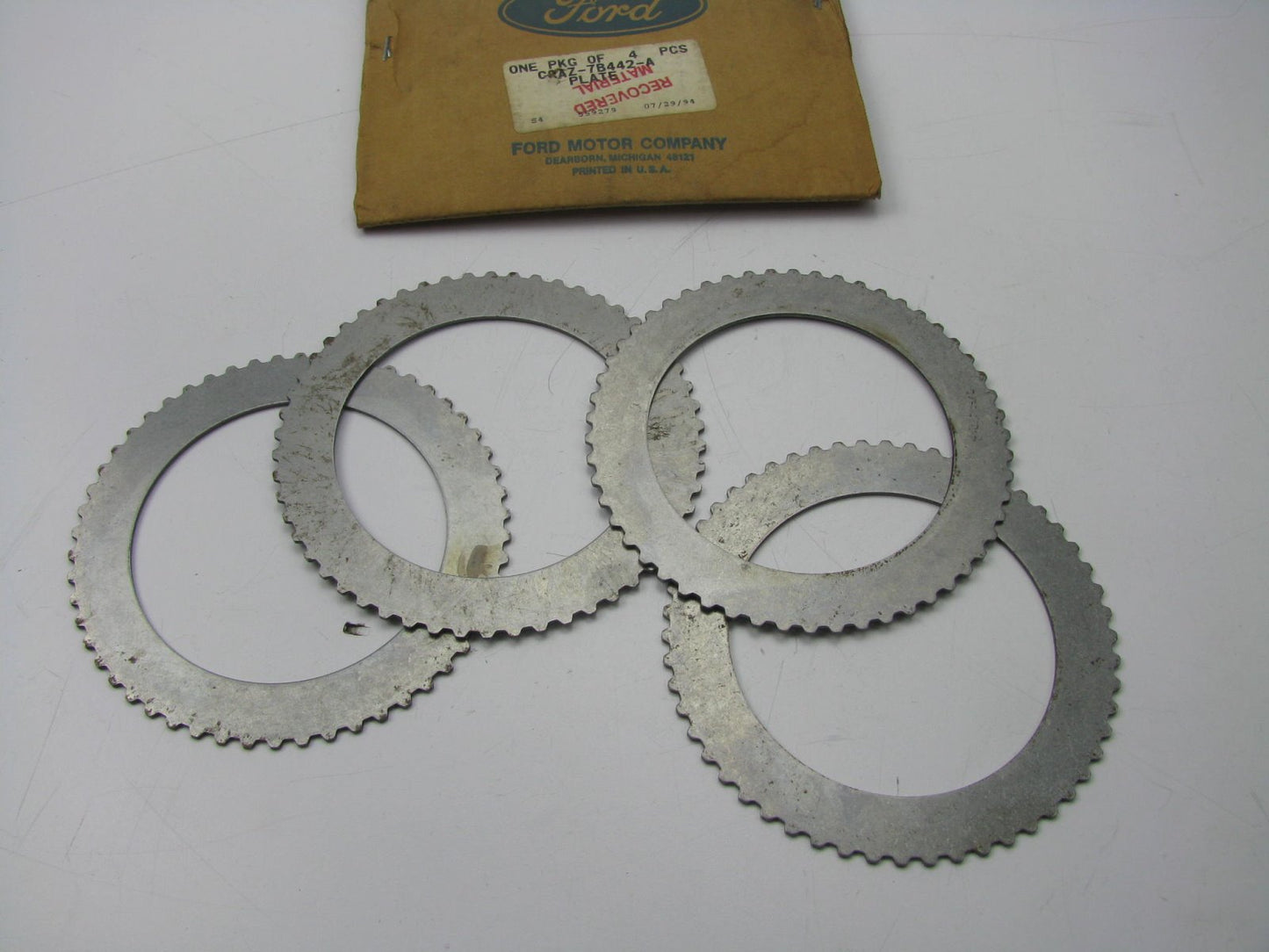 Ford C8AZ-7B442-A External Spline Clutch Plates 1965-1972 FX FMX MX Transmission