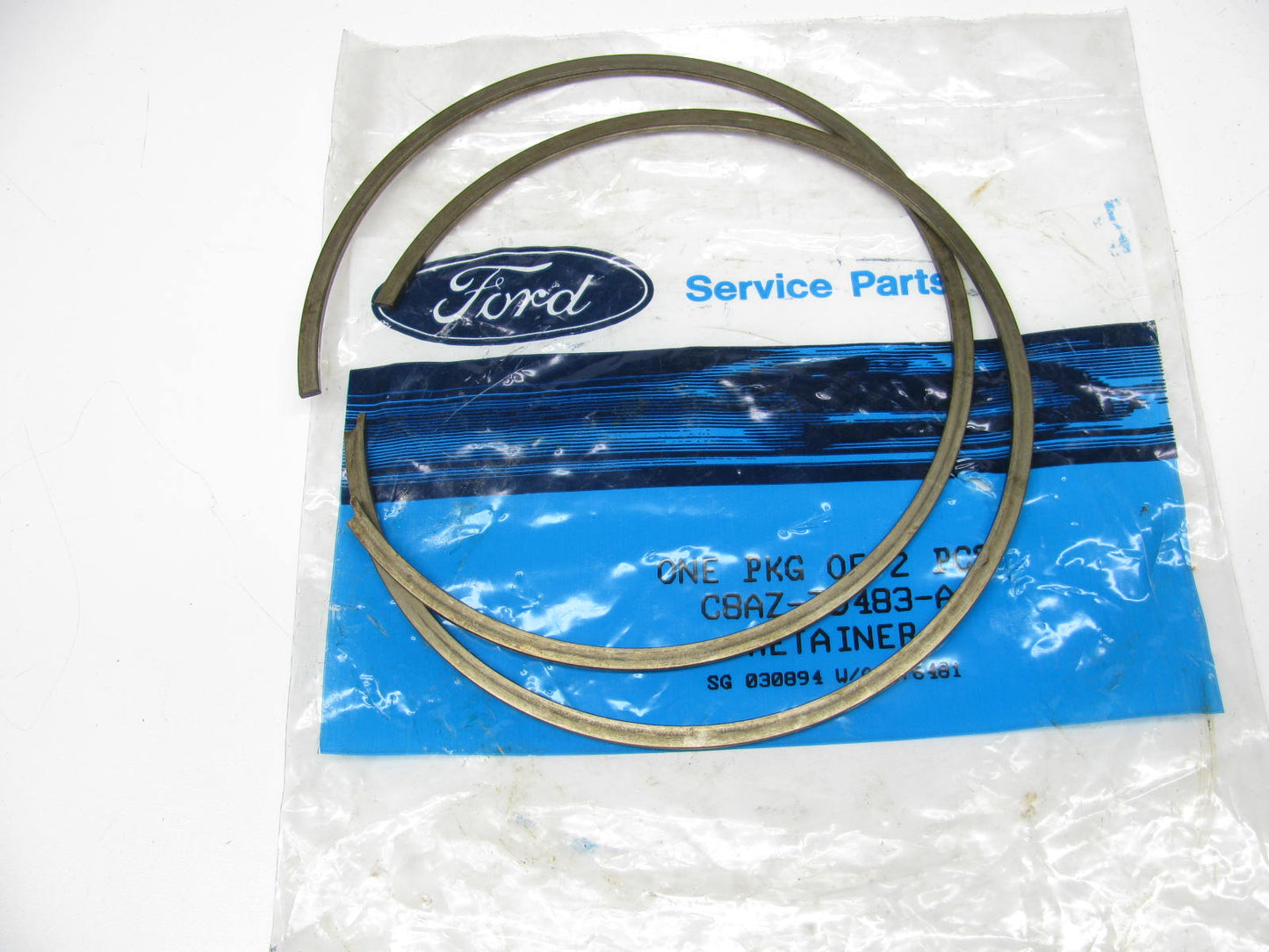 (2) NEW - OEM Ford C8AZ-7D483-A Clutch Pressure Plate Snap Rings 65-72 FX FMX MX