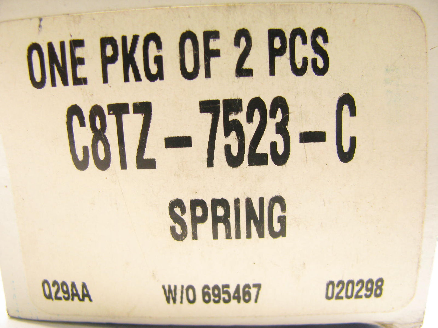 (2) NEW - OEM Ford C8TZ-7523-C Clutch Release Spring 5'' Free Length 34-1/2 Coils