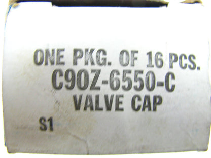 (16) NEW - OEM C9OZ-6550-C Exhaust Valve Stem Lash Caps 1969-1976 Ford 351W V8