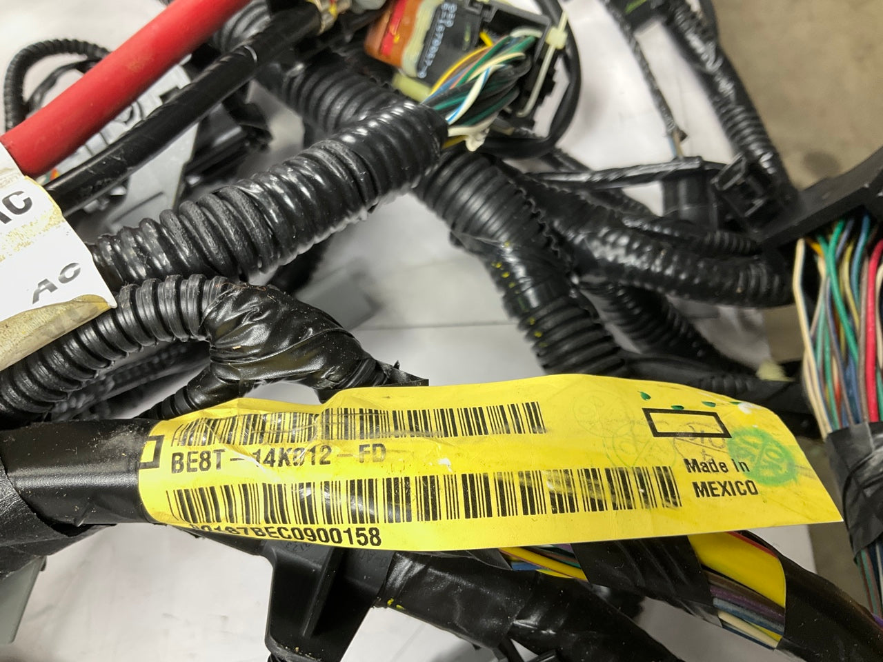 Ford CE8Z-14290-FA Engine Wiring Harness For 2012-2013 Fiesta 1.6L AT W/O Turbo