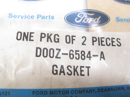 (2) NEW - OEM Ford D00Z-6584-A Valve Cover Gaskets 1969-1982 302 Boss 351C 400