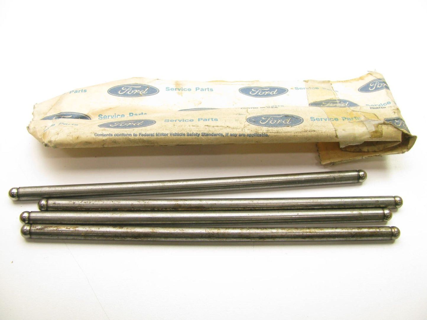 (4) NEW - OEM Ford D0AZ-6565-A Engine Push Rods 1970-1974 351C 351CJ