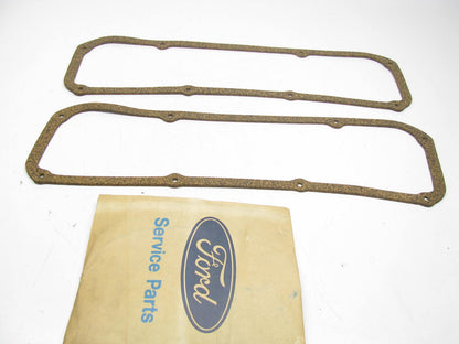 (2) NEW - OEM Ford D0AZ-6584-C Valve Cover Gasket 57-77 352 360 390 406 427 428