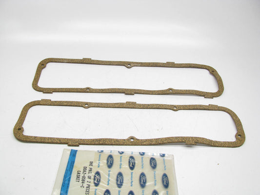 NEW - OEM Ford D0AZ-6584-C Valve Cover Gasket Set 1968-1970 360 390 427 428 V8