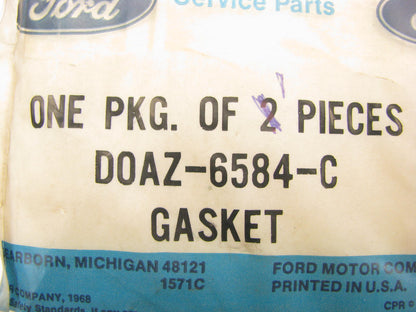 NEW - OEM Ford D0AZ-6584-C Valve Cover Gasket Set 1968-1970 360 390 427 428 V8